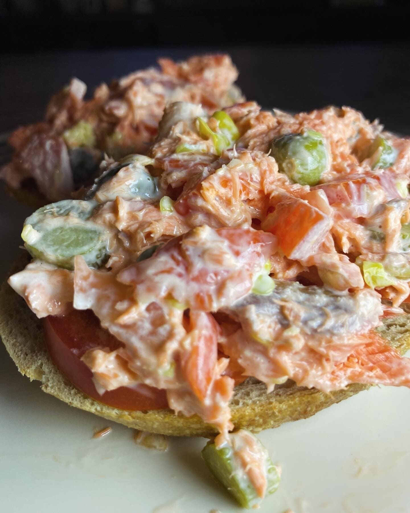 Smoked Sockeye Salmon Sandwich