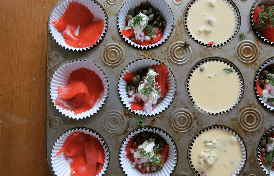 Mother's Day Salmon Mini-Quiche