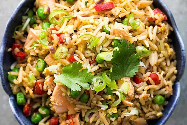 Salmon Fried Rice