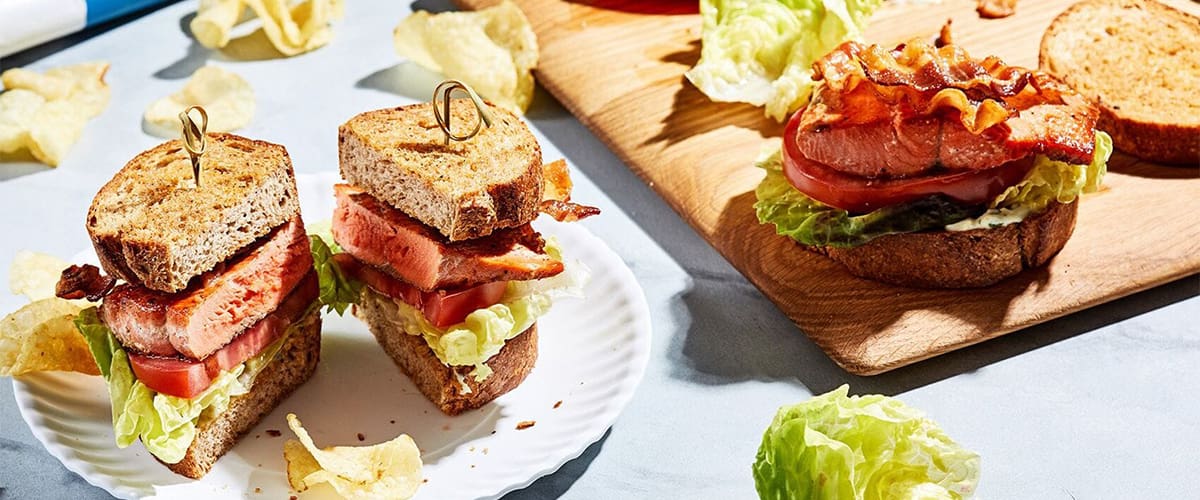 Chum Recipes - Salmon BLTs