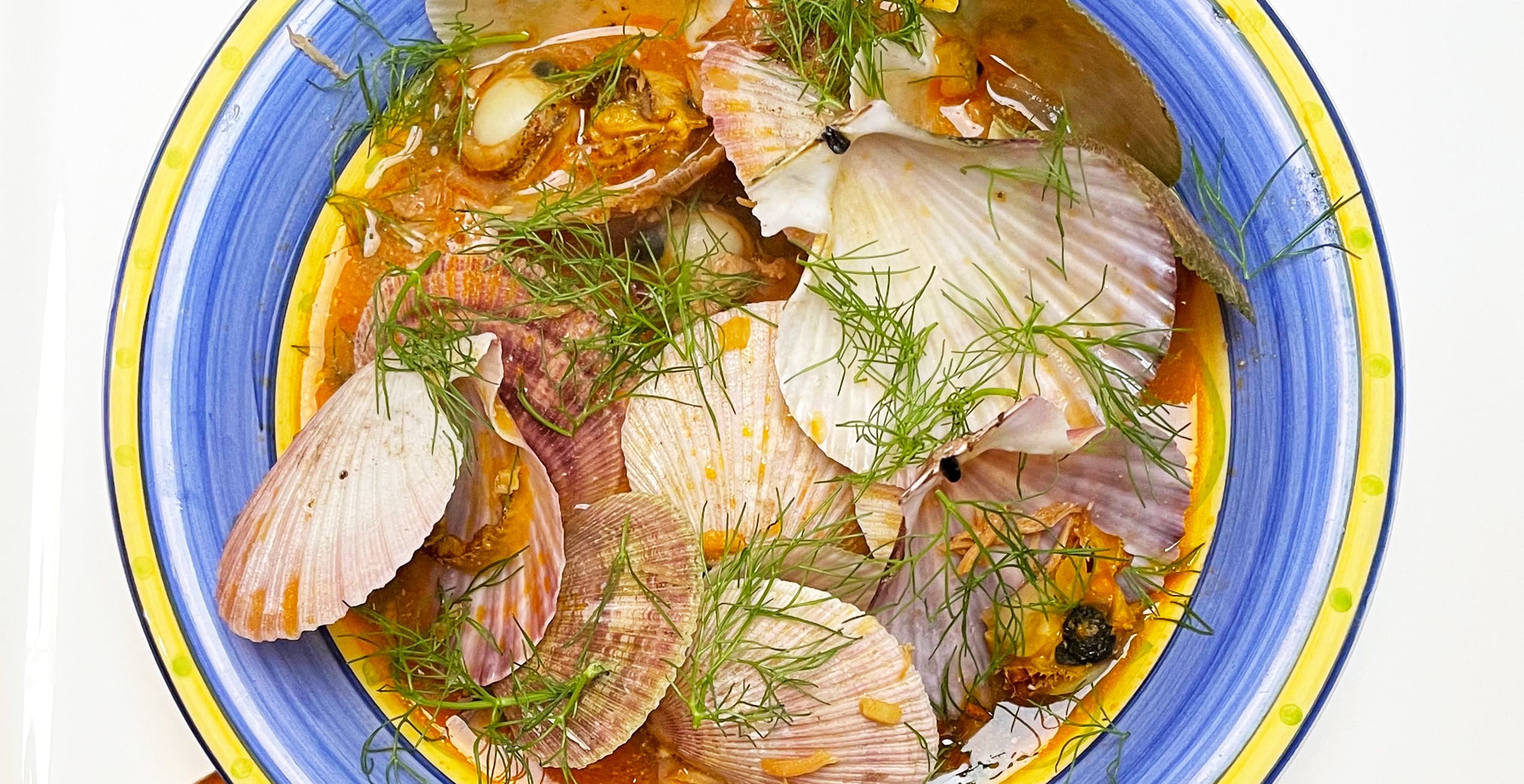 Wild Scallops In Creamy Tomato Fennel Pho Broth